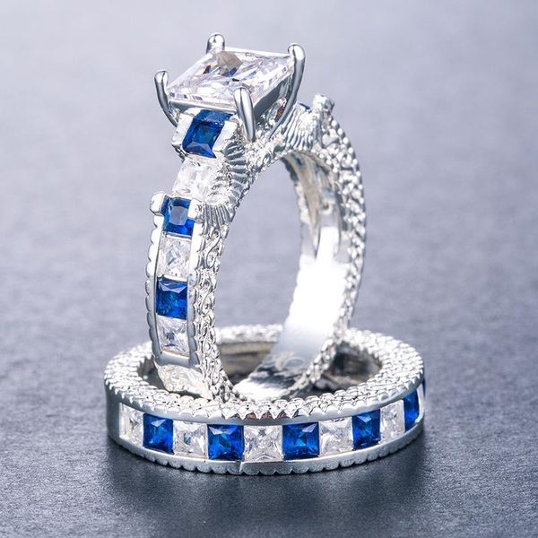 wedding rings couples jewelry crystal ring 2pcs / set europe and america inlaid rhinestone fashion double women party gift, Slivery;golden
wedding rings couples jewelry crystal ring 2pcs / set europe and america inlaid rhinestone fashion double women party gift, Slivery;golden