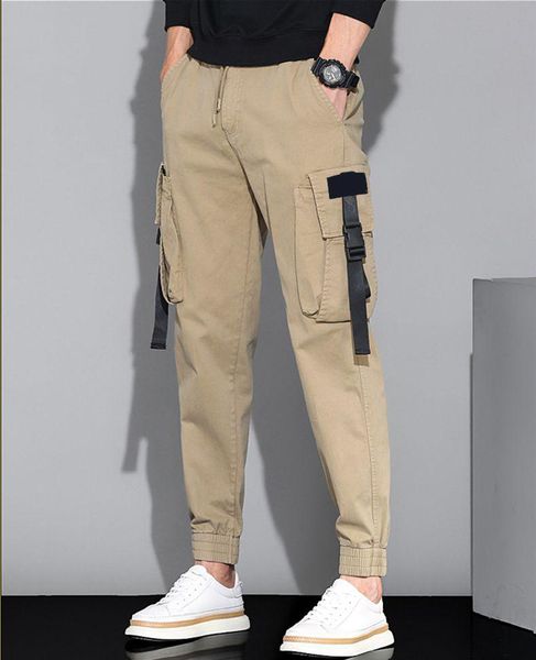 Men's Pants 2021 Hip-hop Jogging Pants, Trousers, Solid Color Multi-pocket Overalls, Tight Sports Trendy Ove, Black
Men's Pants 2021 Hip-hop Jogging Pants, Trousers, Solid Color Multi-pocket Overalls, Tight Sports Trendy Ove, Black