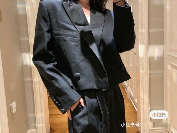 women's suits & blazers 2021 spring women wool black short blazer jacket ladies fashion coat ddxgz2v 5.12, White;black
women's suits & blazers 2021 spring women wool black short blazer jacket ladies fashion coat ddxgz2v 5.12, White;black