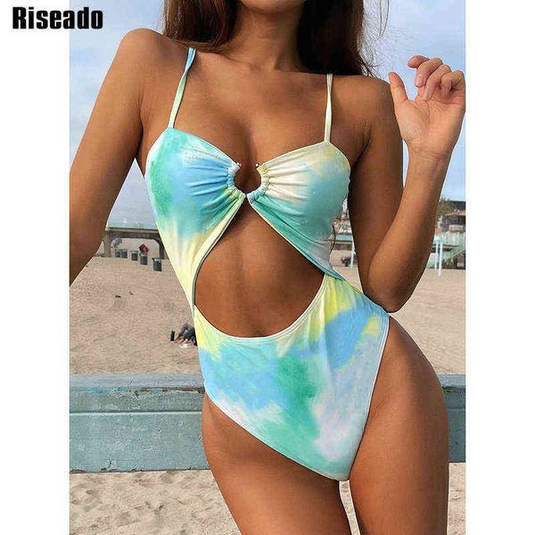 riseado cut out one piece swimsuit swimwear women tie dye bathing suit high cut swimming suit ring beachwear summer, White;black
riseado cut out one piece swimsuit swimwear women tie dye bathing suit high cut swimming suit ring beachwear summer, White;black