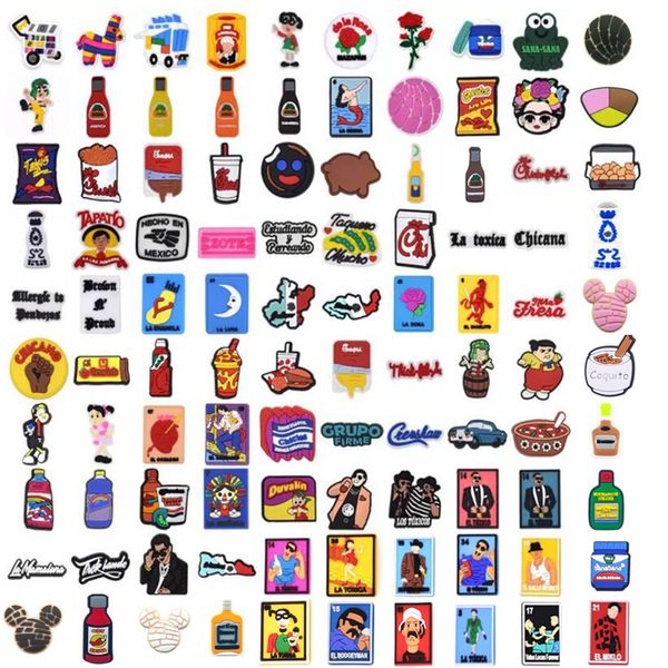 amazon seller 100 pcs random mexican style pvc soft croc charms for shoe bracelet wristband party gifts, White;pink
amazon seller 100 pcs random mexican style pvc soft croc charms for shoe bracelet wristband party gifts, White;pink