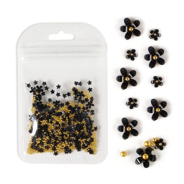 nail art decorations 2g/bag 3d black flower jewelry mixed size steel ball supplies for professional accessories diy manicure design, Silver;gold
nail art decorations 2g/bag 3d black flower jewelry mixed size steel ball supplies for professional accessories diy manicure design, Silver;gold