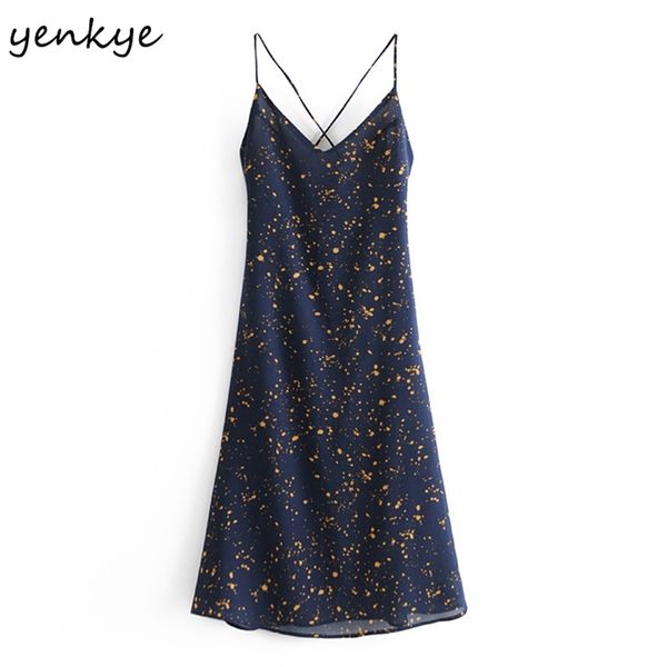 backless sling dress women sleeveless v neck a-line midi slim summer chiffon party robe femme 210514, Black;gray 
backless sling dress women sleeveless v neck a-line midi slim summer chiffon party robe femme 210514, Black;gray