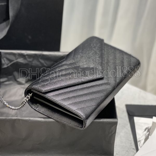 luxury designer wallet calfskin caviar chevron quilted black envelope bag genuine leather credit card holder small clutch removable chain ba
luxury designer wallet calfskin caviar chevron quilted black envelope bag genuine leather credit card holder small clutch removable chain ba