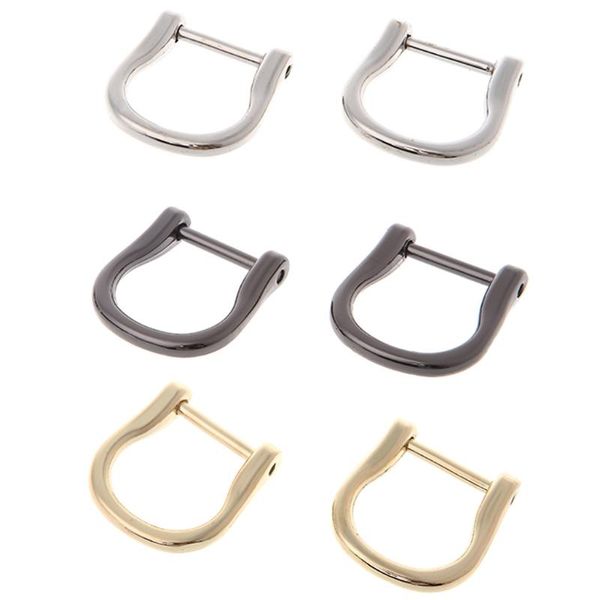 bag parts & accessories 1.8cm screw dee d ring buckle clasp diy leather handbag strap belt luggage craft, Black 
bag parts & accessories 1.8cm screw dee d ring buckle clasp diy leather handbag strap belt luggage craft, Black