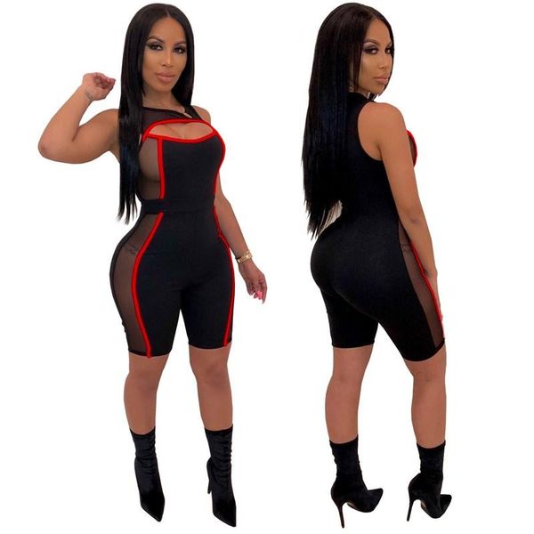 women's jumpsuits & rompers nice women striped mesh patchwork summer romper one piece outfits overalls bodycon playsuit, Black;white
women's jumpsuits & rompers nice women striped mesh patchwork summer romper one piece outfits overalls bodycon playsuit, Black;white