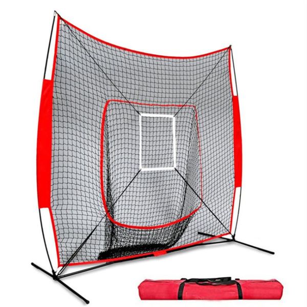 golf training aids 7x7 ft softball baseball practice net with frame hitting pitching batting catching backsequipment strike zone
golf training aids 7x7 ft softball baseball practice net with frame hitting pitching batting catching backsequipment strike zone