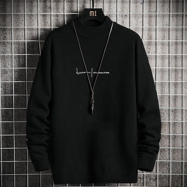 men's sweaters autumn and winter all-in-one cashmere sweater boys young students thickened warm bottom line, White;black
men's sweaters autumn and winter all-in-one cashmere sweater boys young students thickened warm bottom line, White;black
