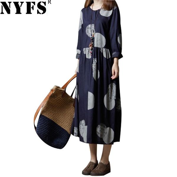 casual dresses nyfs 2021 style spring autumn women dress vintage loose cotton linen long vestido de mujer robe, Black;gray
casual dresses nyfs 2021 style spring autumn women dress vintage loose cotton linen long vestido de mujer robe, Black;gray