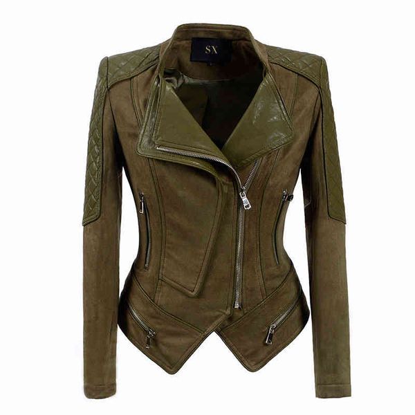 women's drs, slim fit, short and handsome motorcycle leather et, veet coat, Black;brown
women's drs, slim fit, short and handsome motorcycle leather et, veet coat, Black;brown