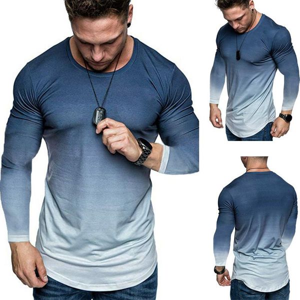 men's t-shirts modis men fitness elastic gym t-shirt male tee summer gradient long sleeve casual basic plus size, White;black
men's t-shirts modis men fitness elastic gym t-shirt male tee summer gradient long sleeve casual basic plus size, White;black