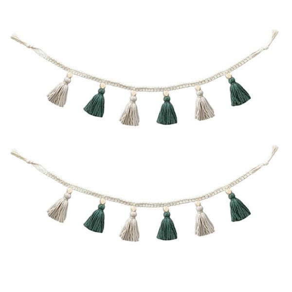 macrame cotton tassel garland banner with beads wall decor woven home decoration for bedroom nursery baby kids room decorative flowers & wre
macrame cotton tassel garland banner with beads wall decor woven home decoration for bedroom nursery baby kids room decorative flowers & wre