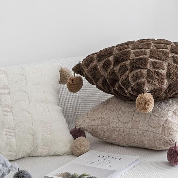 cushion/decorative pillow soft ball solid diamond pattern case model room chair back bedside sofa cushion cover home decore
cushion/decorative pillow soft ball solid diamond pattern case model room chair back bedside sofa cushion cover home decore