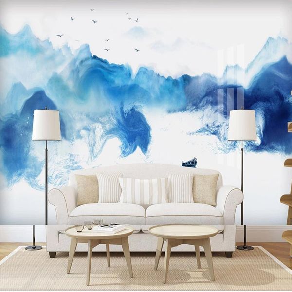 wallpapers chinese style blue smoke ink landscape mural 3d for living room tv sofa background wall cloth decor papel de parede
wallpapers chinese style blue smoke ink landscape mural 3d for living room tv sofa background wall cloth decor papel de parede