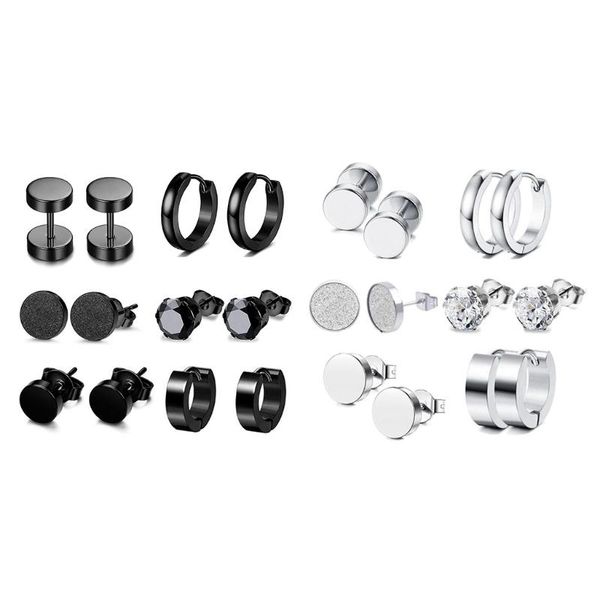 pairs/set stainless steel punk earrings hip hop rock gothic ear studs women men decorations jewelry gifts stud, Golden;silver
pairs/set stainless steel punk earrings hip hop rock gothic ear studs women men decorations jewelry gifts stud, Golden;silver