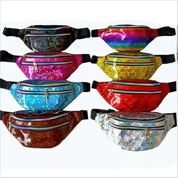 colors holographic laser fanny pack shiny waist bum bag with adjustable belt for sports travel party bags
colors holographic laser fanny pack shiny waist bum bag with adjustable belt for sports travel party bags