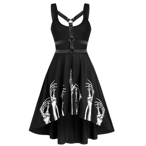 vintage plus size gothic dress women short front long back jurken halloween lace mesh sling patchwork sleeveless streetwear casual dresses, Black;gray
vintage plus size gothic dress women short front long back jurken halloween lace mesh sling patchwork sleeveless streetwear casual dresses, Black;gray