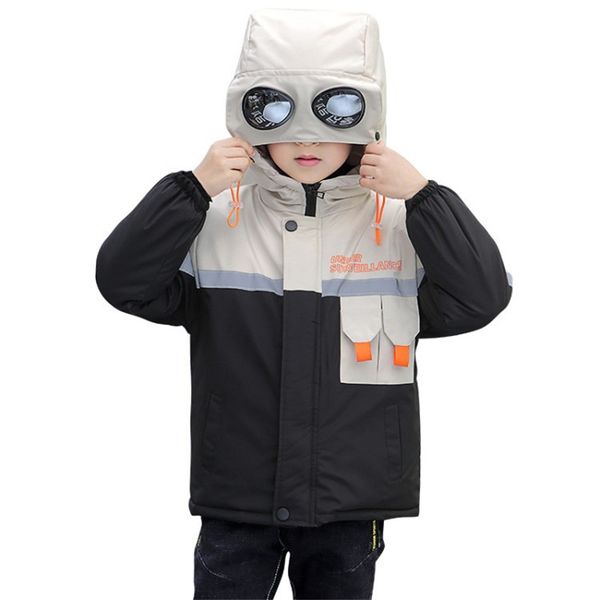 fashion kids jacket coat fur inside hooded with glasses coat jacket for 2-10years child boys girls winter thick coat clothes, Blue;gray
fashion kids jacket coat fur inside hooded with glasses coat jacket for 2-10years child boys girls winter thick coat clothes, Blue;gray