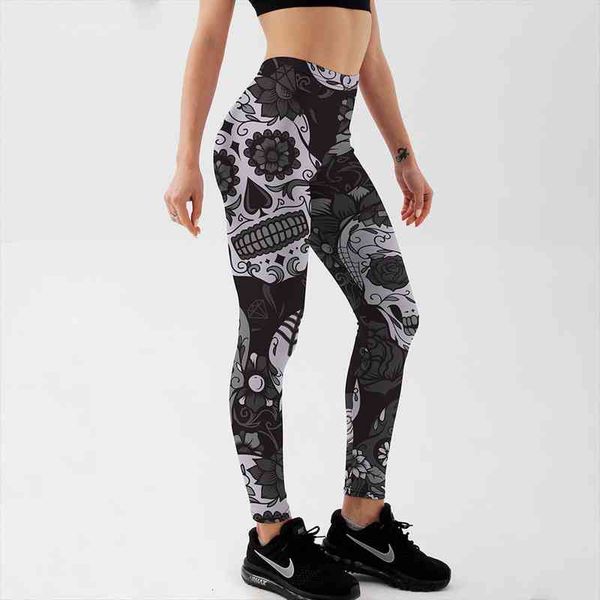 qickitout fitness slim black white womens leggings skull mas fashion stretch digital print pants cool trousers
qickitout fitness slim black white womens leggings skull mas fashion stretch digital print pants cool trousers