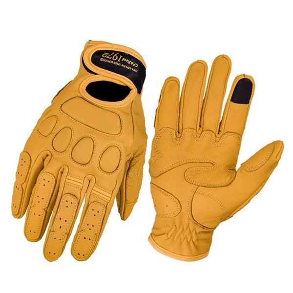 dain genuine leather motorcycle gloves men vintage motorbike full finger retro biker touchscreen moto protective glove 211124, Blue;gray
dain genuine leather motorcycle gloves men vintage motorbike full finger retro biker touchscreen moto protective glove 211124, Blue;gray