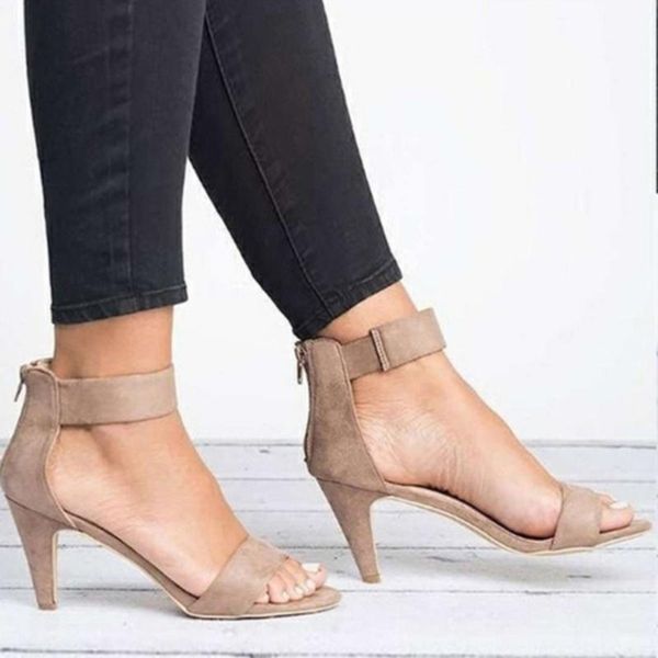 sandals women 2021 leopard office lady zipper shoes thin high heels open toe classic simple solid female, Black
sandals women 2021 leopard office lady zipper shoes thin high heels open toe classic simple solid female, Black