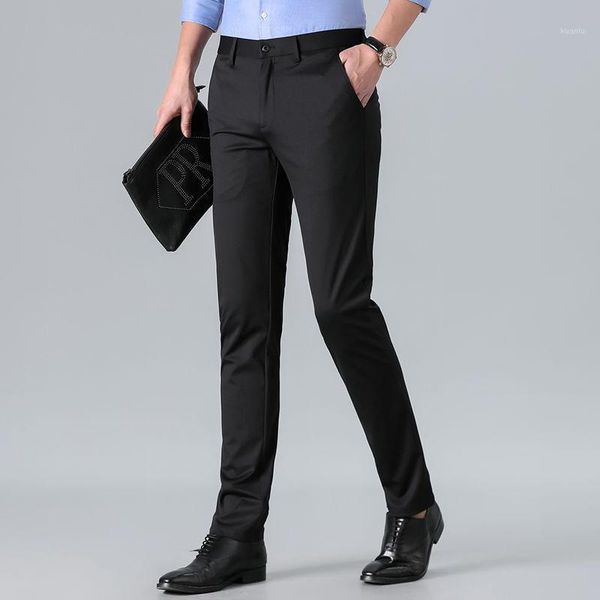 casual pants men's spring and summer slim small leg korean business trousers the office a formal listing fashion suits & blazers, White;black
casual pants men's spring and summer slim small leg korean business trousers the office a formal listing fashion suits & blazers, White;black