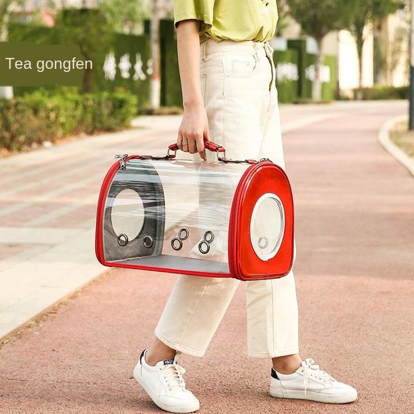 cat carriers,crates & houses porous breathable pet bag outdoor portable transparent space car
cat carriers,crates & houses porous breathable pet bag outdoor portable transparent space car