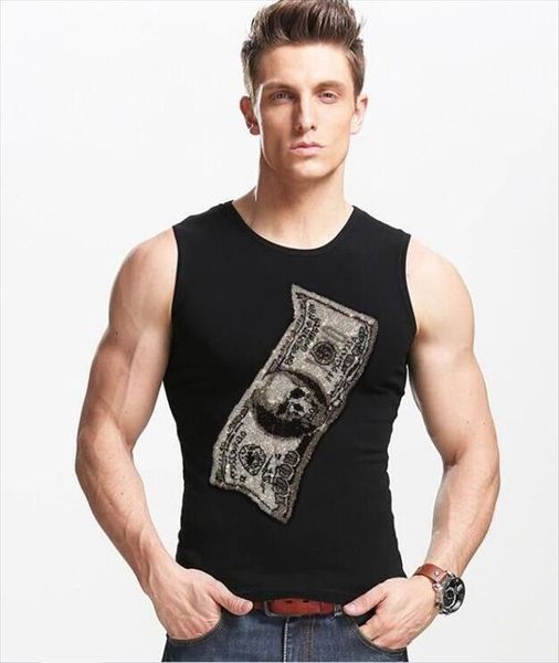summer drill tank men workout sleeveless shirt bodybuilding clothing fitness mens sportswear muscle vests tank, White;black
summer drill tank men workout sleeveless shirt bodybuilding clothing fitness mens sportswear muscle vests tank, White;black