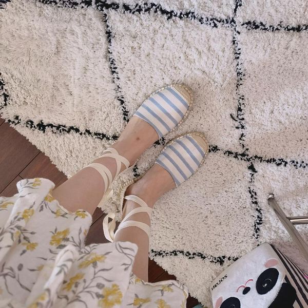 sandals sunny striped dalis classic summerwomen's ankle-strap falts espadrilles comfort stylish women lace-up flat shoes, Black
sandals sunny striped dalis classic summerwomen's ankle-strap falts espadrilles comfort stylish women lace-up flat shoes, Black
