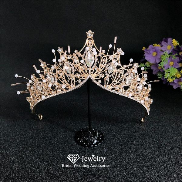 hair clips & barrettes wedding crown women accessories bridal hairwear engagement ornament children baroque headpiece tiaras and crowns y, Golden;silver
hair clips & barrettes wedding crown women accessories bridal hairwear engagement ornament children baroque headpiece tiaras and crowns y, Golden;silver