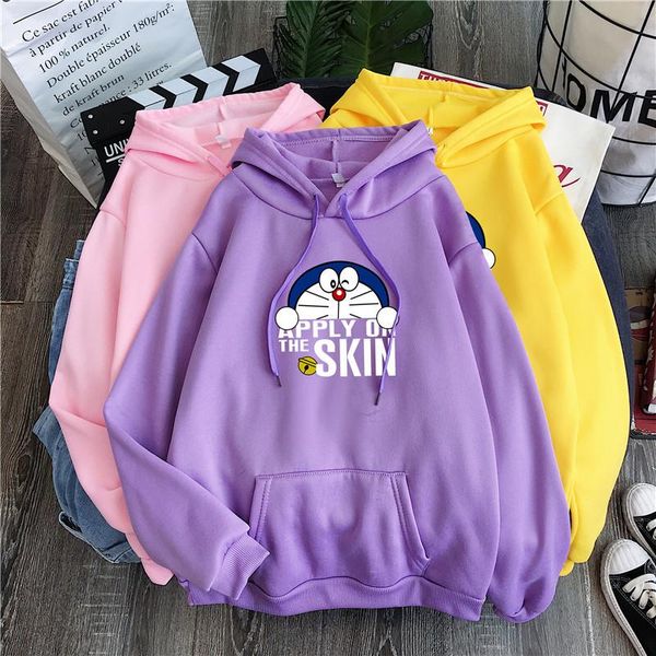 women's hoodies & sweatshirts autumn korean fashion doraemon cartoon print long sleeve harajuku kawaii o-neck streetwear sweatshirt ani, Black
women's hoodies & sweatshirts autumn korean fashion doraemon cartoon print long sleeve harajuku kawaii o-neck streetwear sweatshirt ani, Black