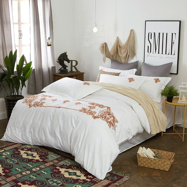 bedding sets classic embroidery bedcloths 100%cotton set duvet cover/flat sheet/pillowcases king/ size
bedding sets classic embroidery bedcloths 100%cotton set duvet cover/flat sheet/pillowcases king/ size