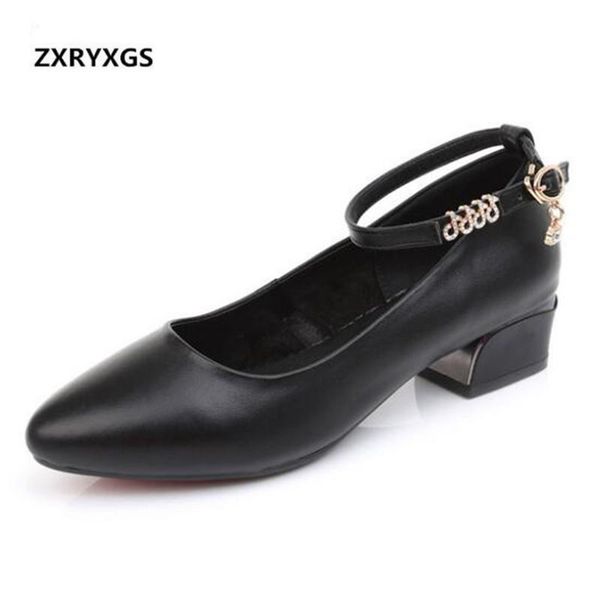 dress shoes zxryxgs brand women pumps 2021 spring large size genuine leather woman comfort soft bottom high heel, Black
dress shoes zxryxgs brand women pumps 2021 spring large size genuine leather woman comfort soft bottom high heel, Black