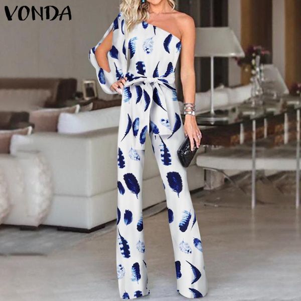 women's jumpsuits & rompers summer overalls women off one shoulder romper jumpsuit vonda 2021 office lady wide leg pants plus size play, Black;white
women's jumpsuits & rompers summer overalls women off one shoulder romper jumpsuit vonda 2021 office lady wide leg pants plus size play, Black;white