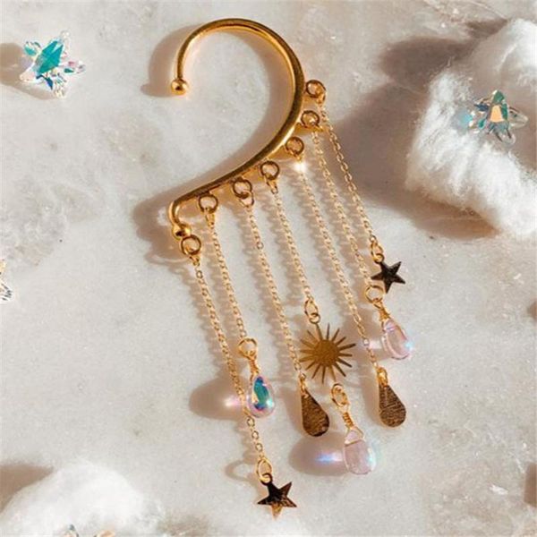dangle & chandelier 2021 fashion natural crystal earrings long tassel exquisite chain ear hook one-piece single golden party jewelry gifts, Silver
dangle & chandelier 2021 fashion natural crystal earrings long tassel exquisite chain ear hook one-piece single golden party jewelry gifts, Silver