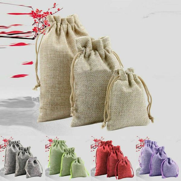 50pcs gift drawstring pouch box packaging bags for linen jewelry display wedding sack burlap bag wrap
50pcs gift drawstring pouch box packaging bags for linen jewelry display wedding sack burlap bag wrap