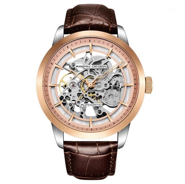 wristwatches waterproof 2021 brand rose gold men's watches skeleton automatic mechanical self wind watch for man leather strap a370, Slivery;brown
wristwatches waterproof 2021 brand rose gold men's watches skeleton automatic mechanical self wind watch for man leather strap a370, Slivery;brown