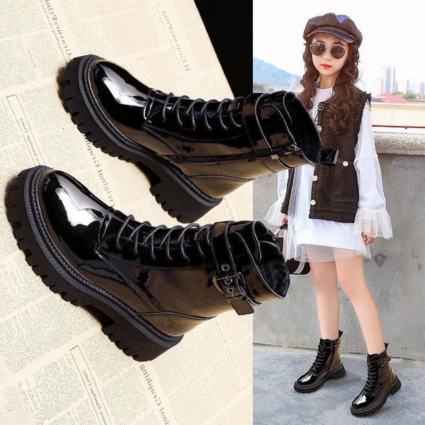 girls leather boots boys shoes spring autumn plush children fashion toddler kids warm winter, Black;grey
girls leather boots boys shoes spring autumn plush children fashion toddler kids warm winter, Black;grey