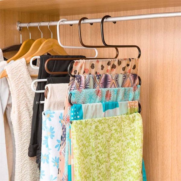 shape clothes hangers pants storage trousers hanging shelf towel multi layer traceless holders wardrobe organizer & racks
shape clothes hangers pants storage trousers hanging shelf towel multi layer traceless holders wardrobe organizer & racks