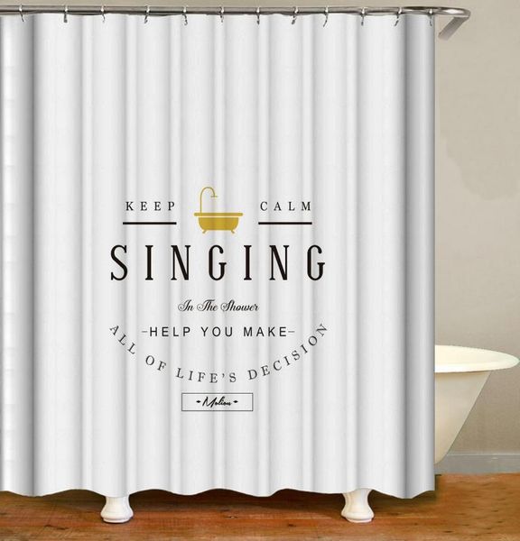 keep calm singing white shower curtain bath accessories with 12 hooks waterproof polyester fabric bathroom decor curtains
keep calm singing white shower curtain bath accessories with 12 hooks waterproof polyester fabric bathroom decor curtains