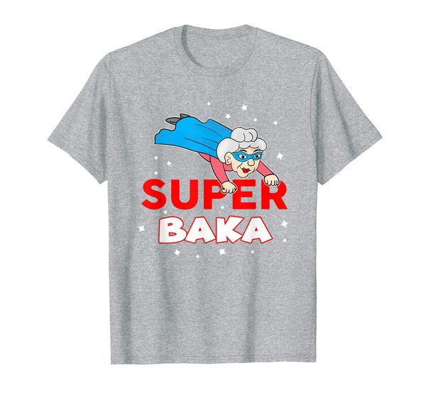 super baka croatian grandma mom mother's day gift t-shirt, White;black