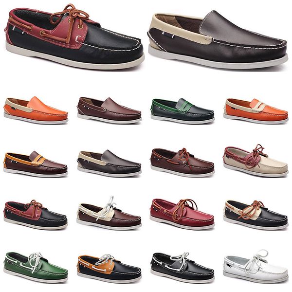 158 womens sneakers sailing shoe mens casual leather shoes black white red green orange brown outdoor trainers size 38-45
158 womens sneakers sailing shoe mens casual leather shoes black white red green orange brown outdoor trainers size 38-45