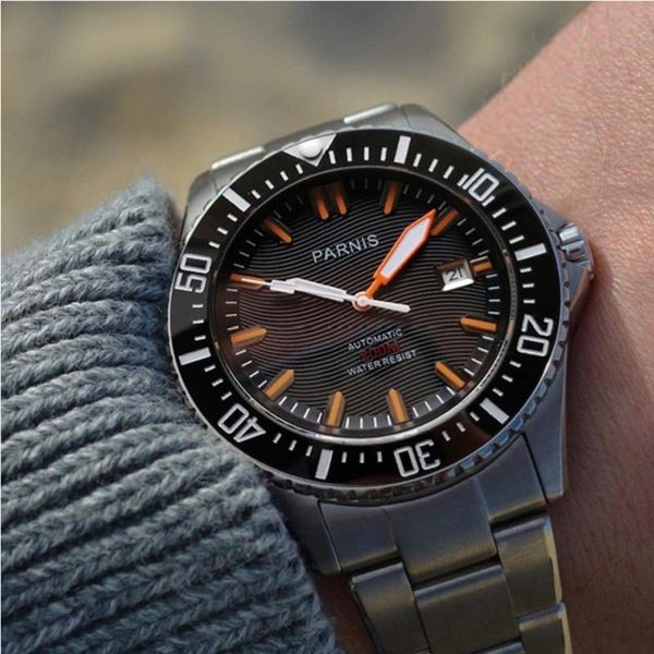wristwatches diver watches mens' waterproof 200m metal automatic mechanical men's sapphire glass luminous man clock, Slivery;brown
wristwatches diver watches mens' waterproof 200m metal automatic mechanical men's sapphire glass luminous man clock, Slivery;brown
