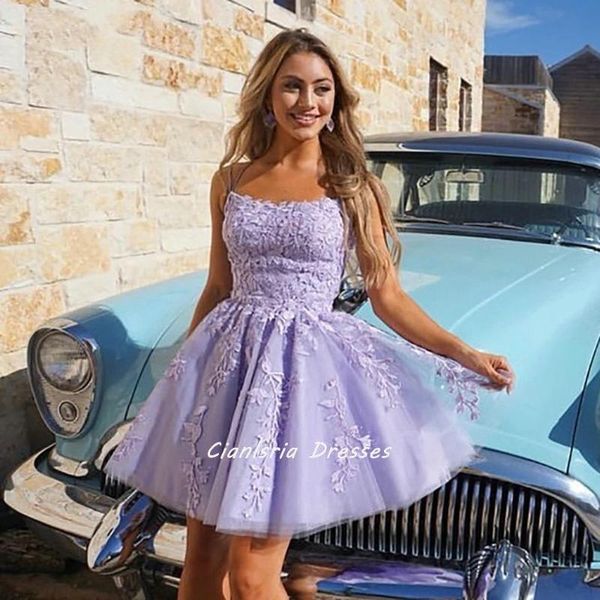 party dresses lilac spaghetti strap mini homecoming appliques lace sleeveless cocktail graduation short prom gown, White;black
party dresses lilac spaghetti strap mini homecoming appliques lace sleeveless cocktail graduation short prom gown, White;black