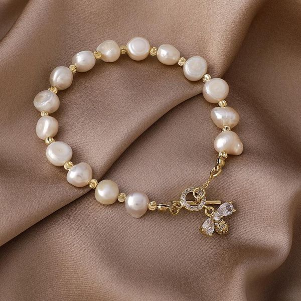 beaded, strands eakvalin freshwater pearl bracelet exquisite zircon bee niche design pendant student girlfriend elegant jewelry female, Black
beaded, strands eakvalin freshwater pearl bracelet exquisite zircon bee niche design pendant student girlfriend elegant jewelry female, Black