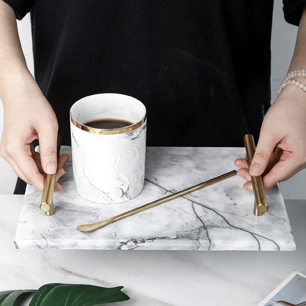 kitchen storage & organization nordic style gold-plated handle ceramic marble tray board cake dessert plate sushi jewelry display tr
kitchen storage & organization nordic style gold-plated handle ceramic marble tray board cake dessert plate sushi jewelry display tr