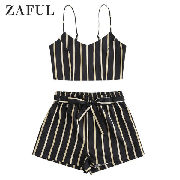 summer women set striped slip crop belted high waist shorts two piece sets casual sweet women's 2021 clothing tracksuits, Gray
summer women set striped slip crop belted high waist shorts two piece sets casual sweet women's 2021 clothing tracksuits, Gray