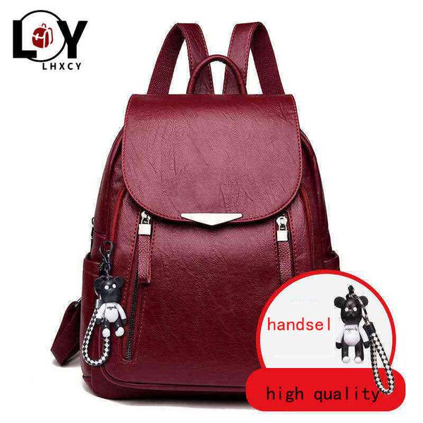 classic clamshell double zipper women backpacks soft pu leather bags for women high capacity fashion shoulder bags y1105
classic clamshell double zipper women backpacks soft pu leather bags for women high capacity fashion shoulder bags y1105