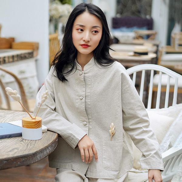 johnature women chinese style shirts and button stand long sleeve blouses vintage spring female pockets shirts 210521, White
johnature women chinese style shirts and button stand long sleeve blouses vintage spring female pockets shirts 210521, White