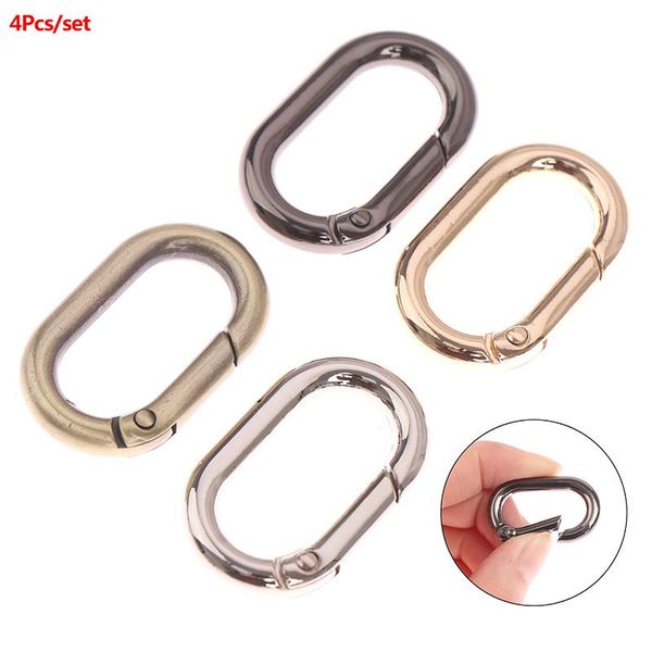 bag parts & accessories 4pcs metal oval ring snap hook spring clasps clips belt strap keychain hooks, Black
bag parts & accessories 4pcs metal oval ring snap hook spring clasps clips belt strap keychain hooks, Black